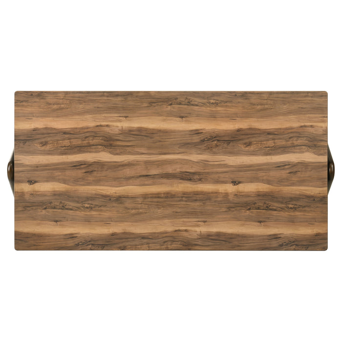 Randolph 7-piece Rectangular Dining Table Sheesham and Brown