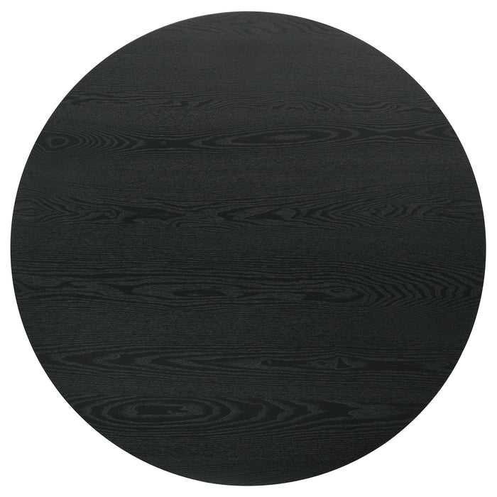 Hamlyn 5-piece Round Wood Counter Height Dining Set Black