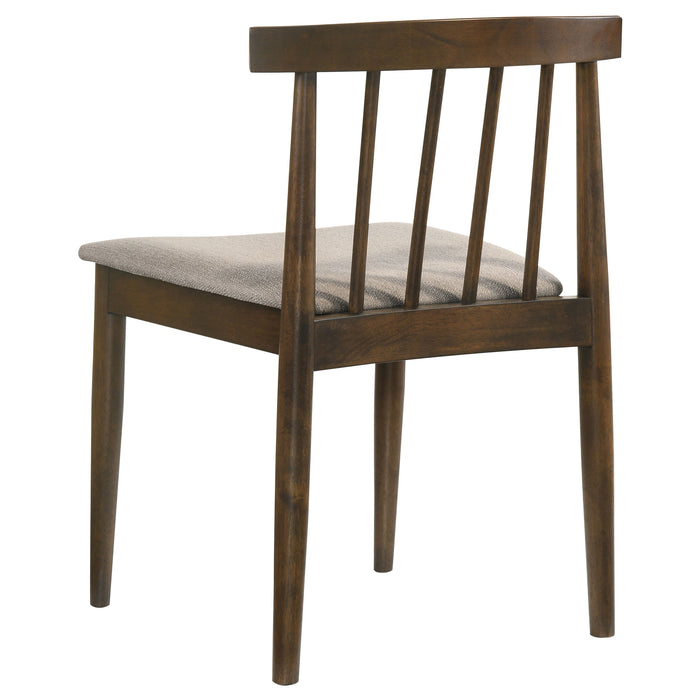 Strouse 5-piece Dining Set Wheat and Walnut