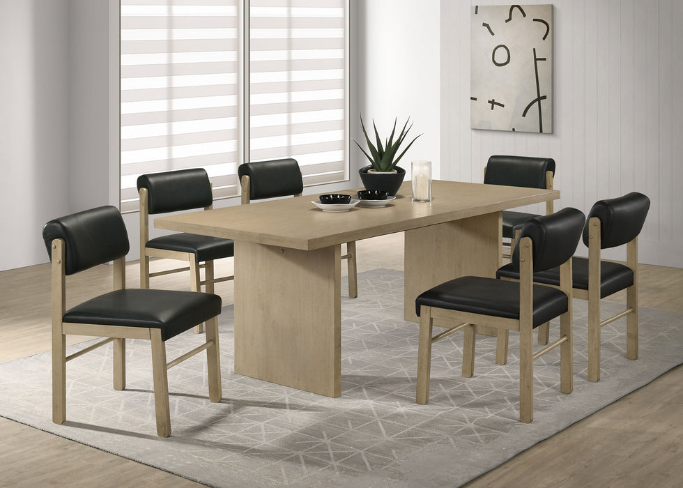 Decker 82-inch Rectangular Wood Dining Table Natural Oak