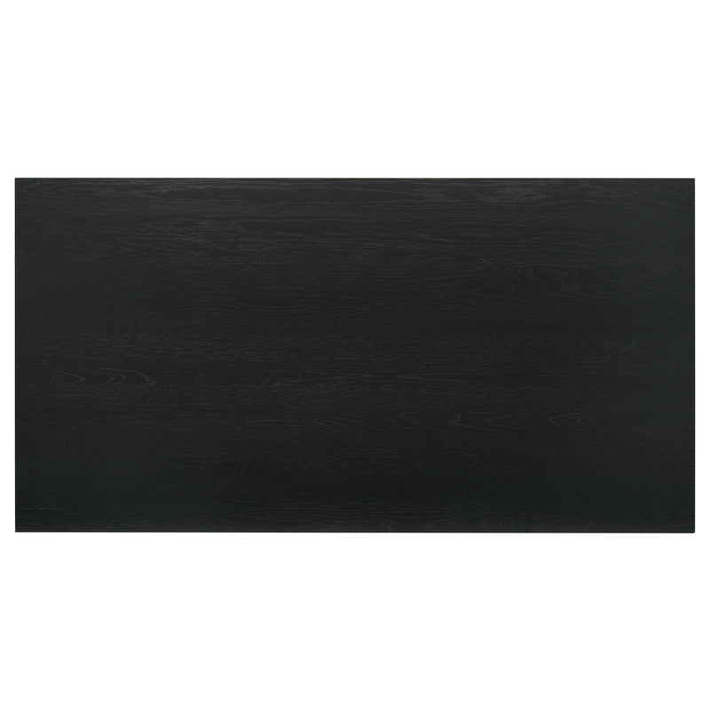 Decker 7-piece 70-inch Rectangular Counter Height Dining Set Black