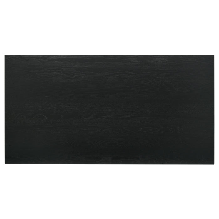 Decker 7-piece 70-inch Rectangular Counter Height Dining Set Black