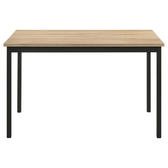Garza Rectangular 48-inch Dining Table Greige Oak