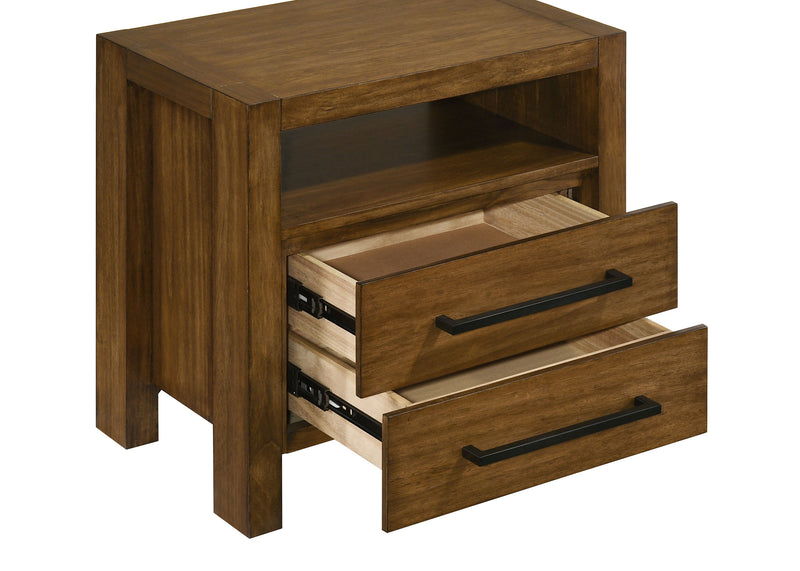 Adderley 5-piece Eastern King Bedroom Set Warm Brown