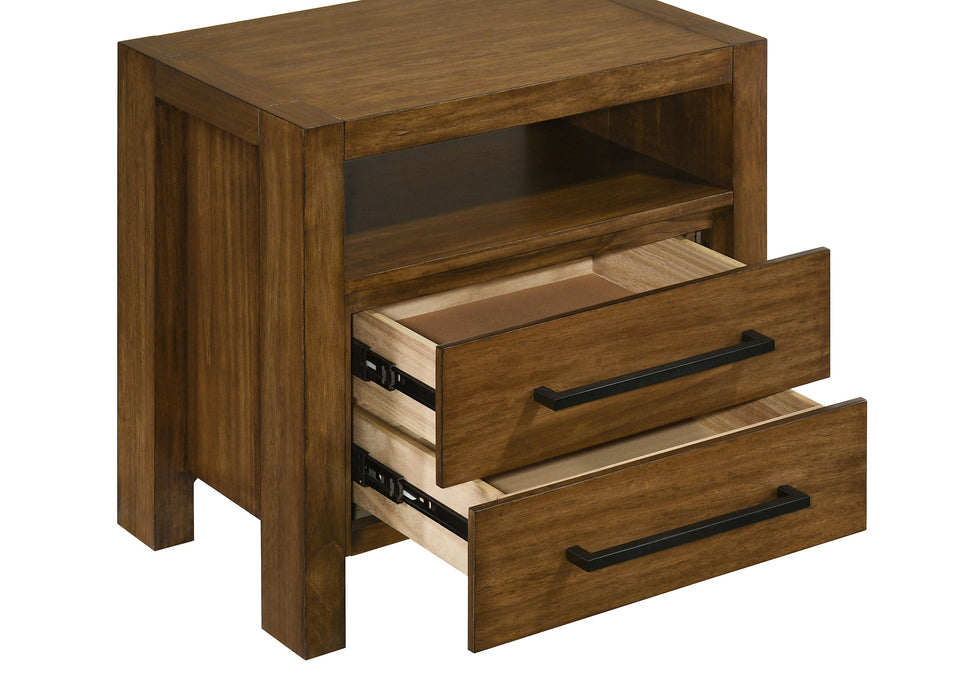 Adderley 5-piece Queen Bedroom Set Warm Brown