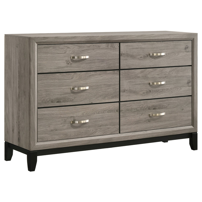 Valen Five-piece Full Bedroom Set Light Taupe