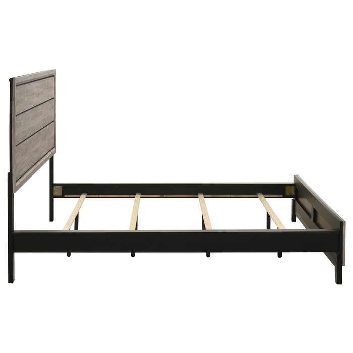 Watson Wood California King Panel Bed Light Taupe