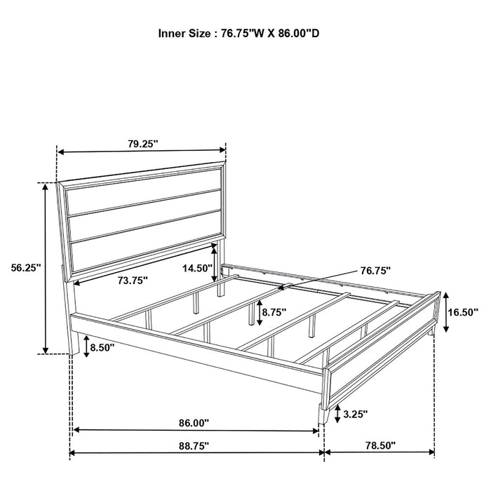 Watson Five-piece California King Bedroom Set Light Taupe