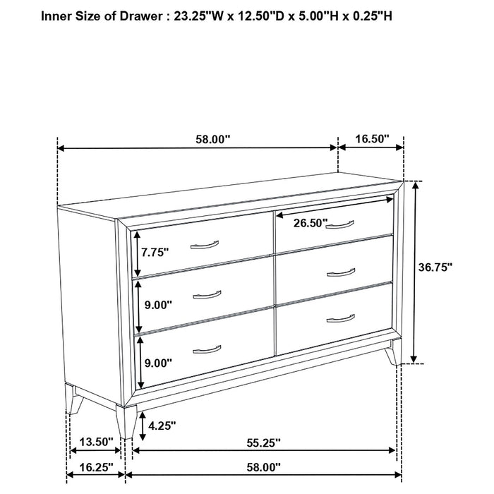 Watson Five-piece California King Bedroom Set Light Taupe