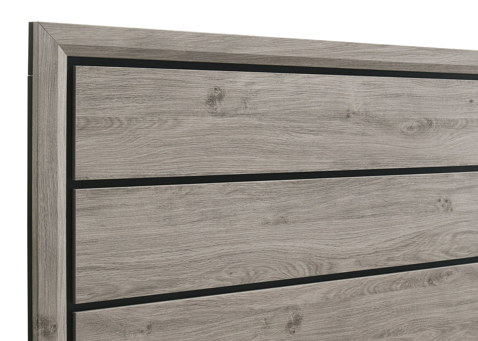 Watson Wood Queen Panel Bed Light Taupe