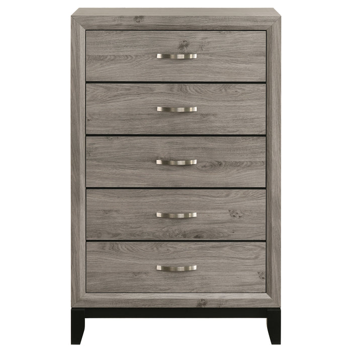 Watson 5-drawer Bedroom Chest of Drawers Light Taupe