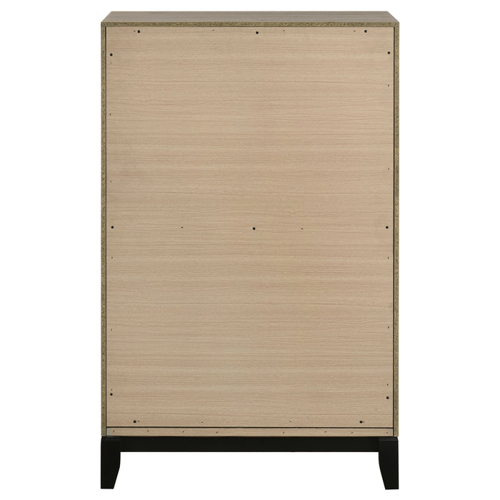 Watson 5-drawer Bedroom Chest of Drawers Light Taupe