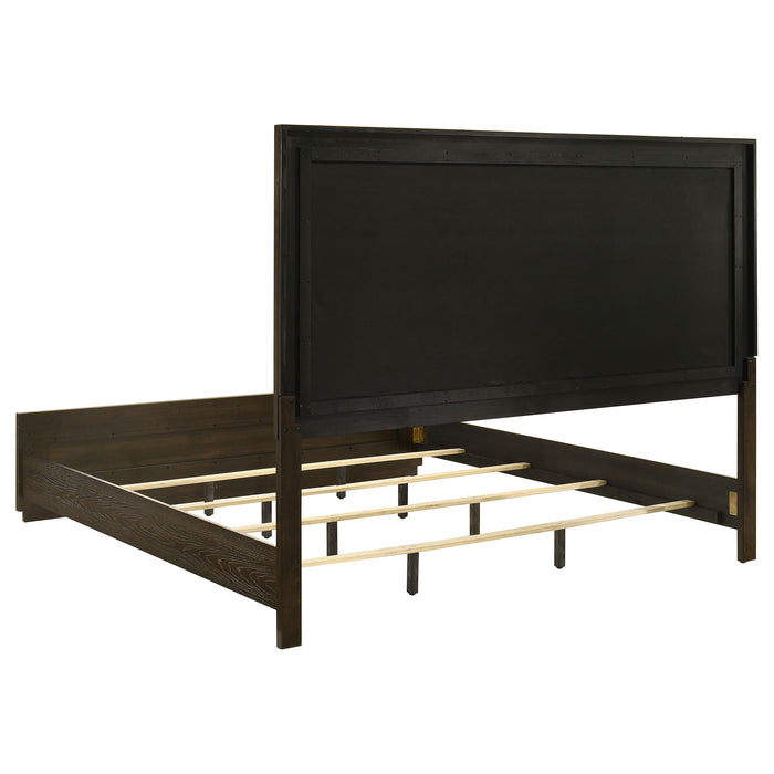 Atlas 5-piece Eastern King Bedroom Set Dark Oak