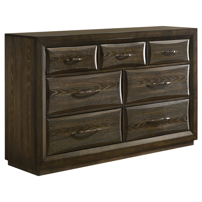 Atlas 5-piece California King Bedroom Set Dark Oak