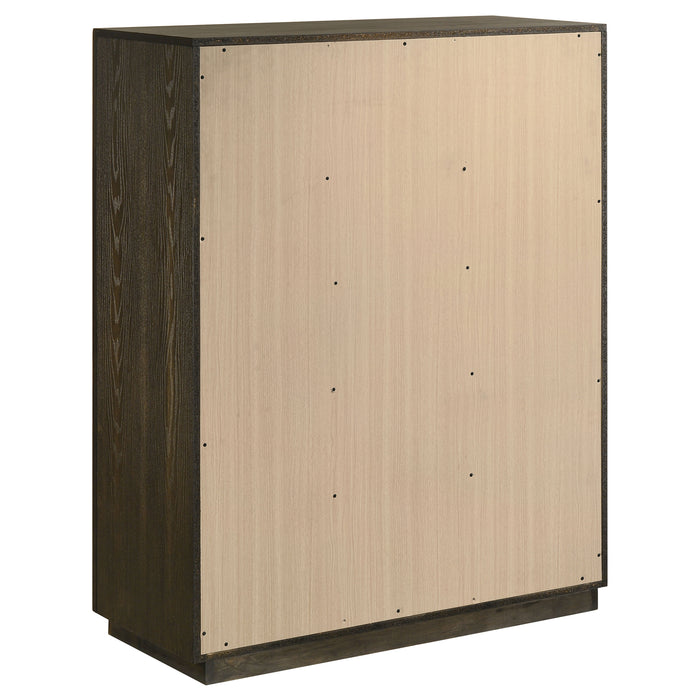 Atlas 5-piece California King Bedroom Set Dark Oak