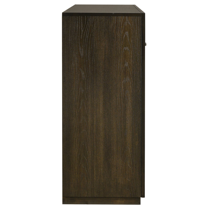 Atlas 7-drawer Bedroom Dresser Cabinet Dark Oak