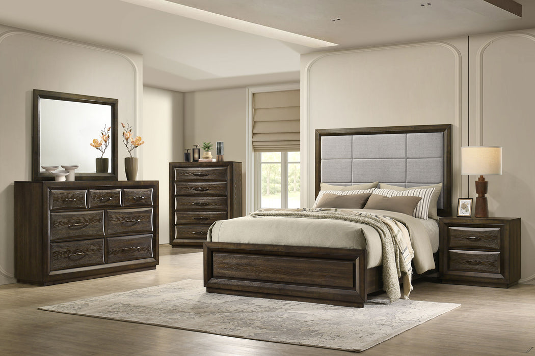 Atlas 7-drawer Bedroom Dresser Cabinet Dark Oak