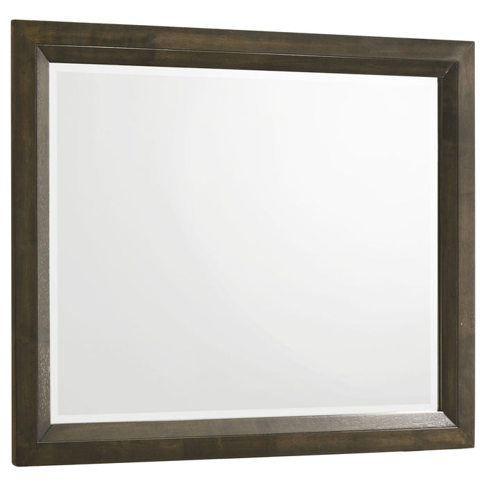 Atlas Bedroom Dresser Mirror Dark Oak