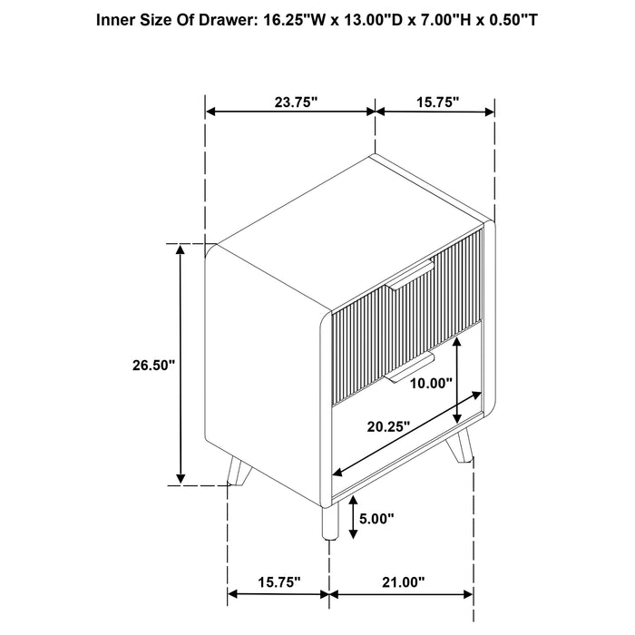 Bennett 5-piece Eastern King Bedroom Set Light Oak
