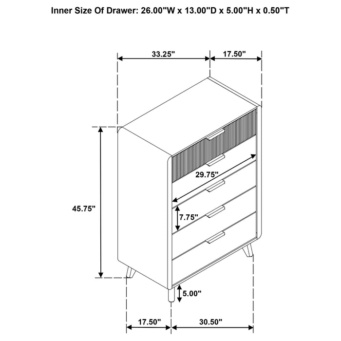 Bennett 5-piece Queen Bedroom Set Light Oak