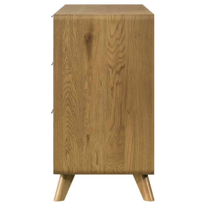 Bennett 6-drawer Bedroom Dresser Cabinet Light Oak