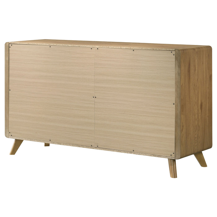 Bennett 6-drawer Bedroom Dresser Cabinet Light Oak