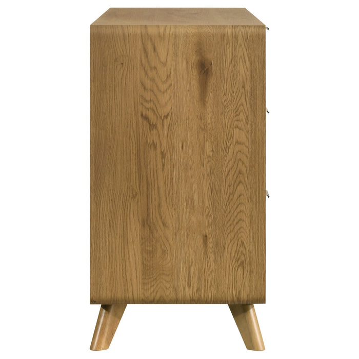 Bennett 6-drawer Bedroom Dresser Cabinet Light Oak