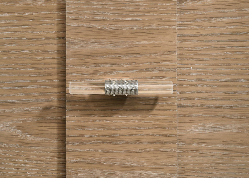 Leanne 6-drawer Sinter Stone Top Dresser Cabinet Light Oak