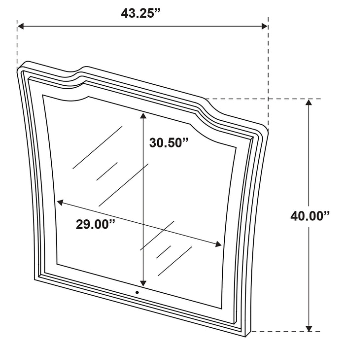 Lorient 4-piece California King Bedroom Set Black