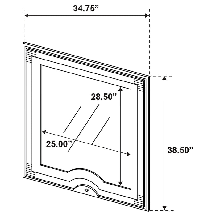Ravenne 5-piece Velvet Upholstered California King LED Bedroom Set Black