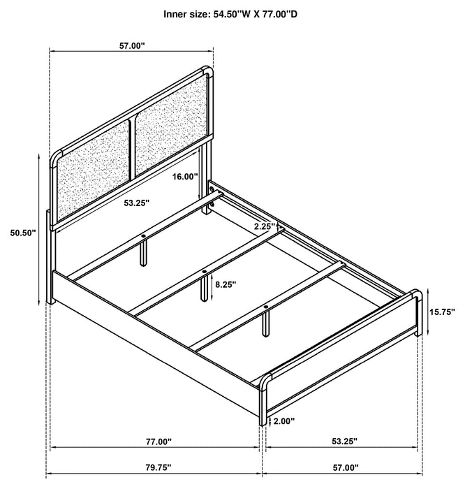 Cavelle 4-piece Full Bedroom Set Black