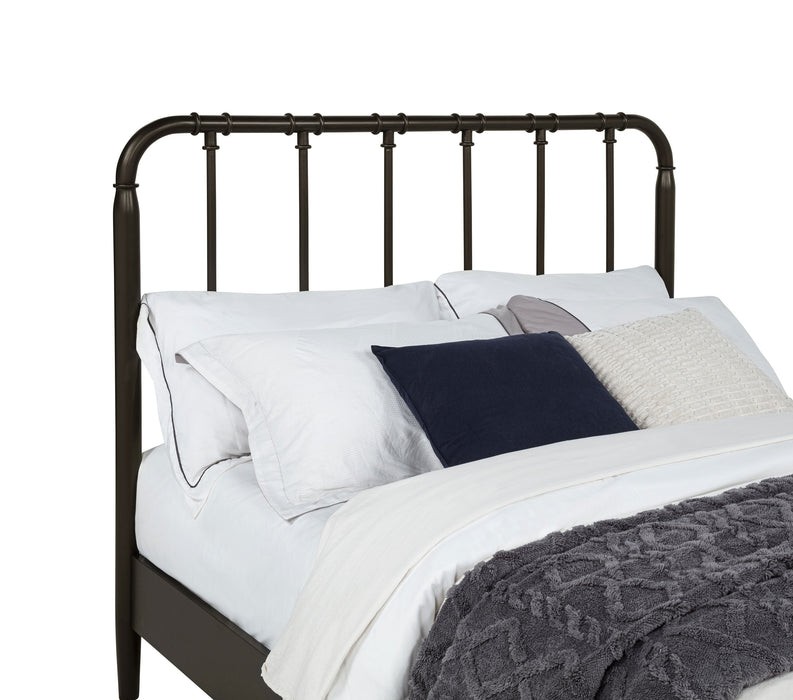 Rocco All Wood Water Pipe Open Frame Queen Bed Dark Bronze