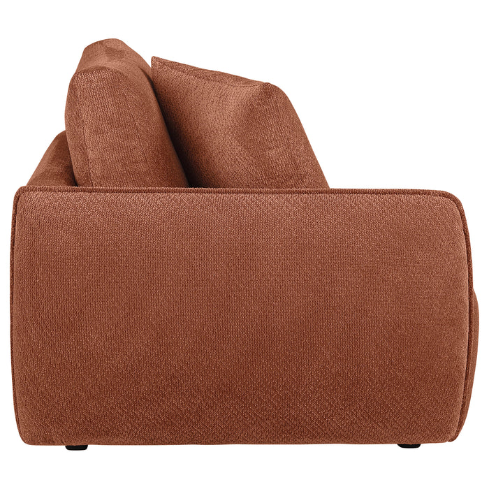 Elysia Chenille Upholstered Modular LAF Chair Coral