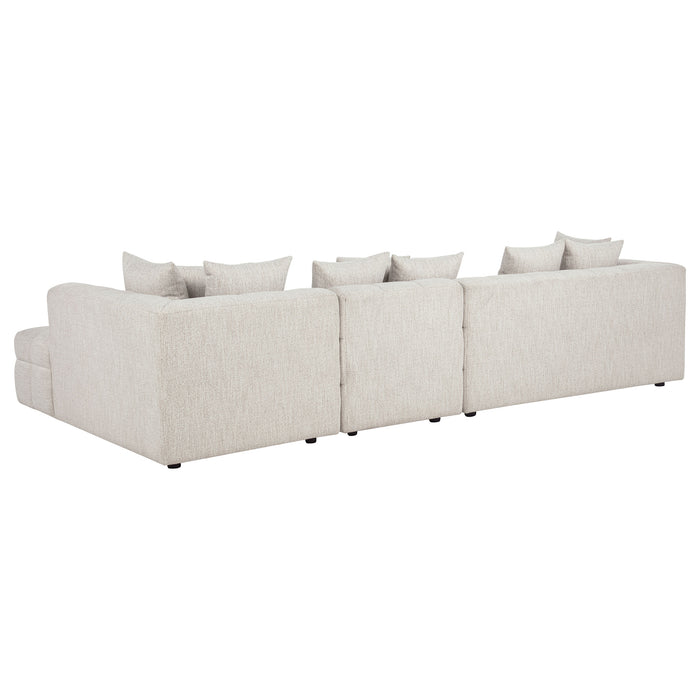 Amara 3-Piece Upholstered Sectional Sofa