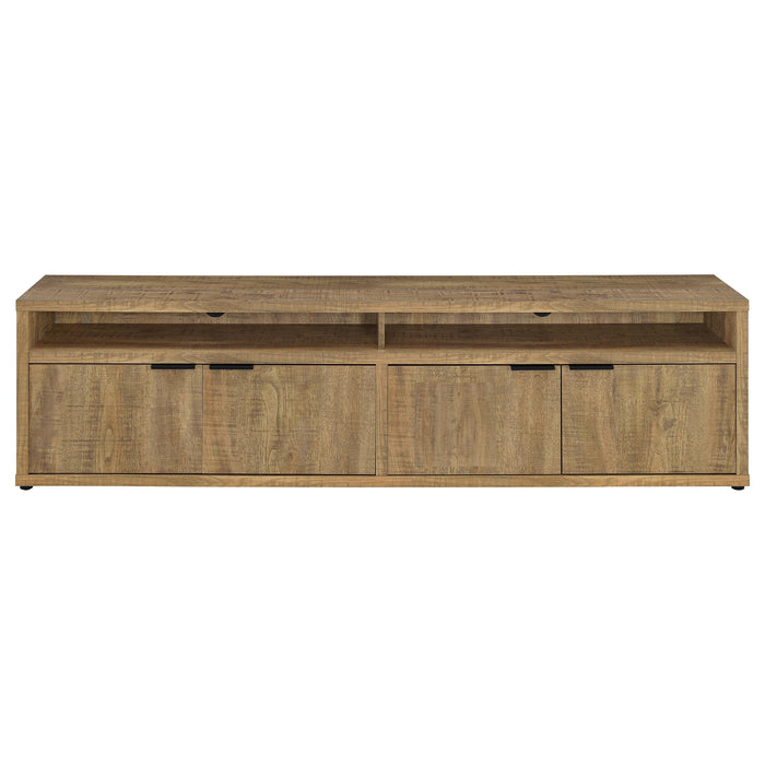 Sentnor 79-inch 4-door Engineered Wood TV Stand Media Console Mango