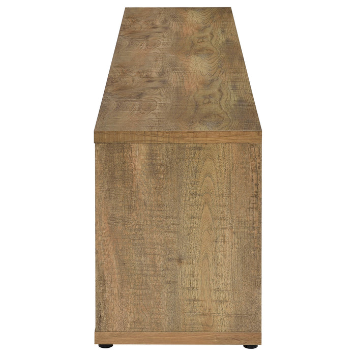 Sentnor 79-inch 4-door Engineered Wood TV Stand Media Console Mango