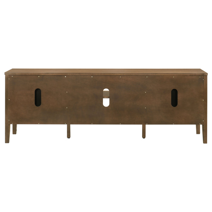 Thori 63-inch 2-door TV Stand Media Console Dark Brown
