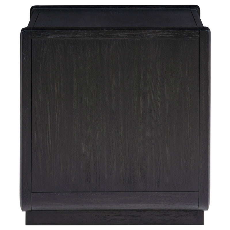 Leandro 1-drawer Wood Occasional Side End Table Burnished Black