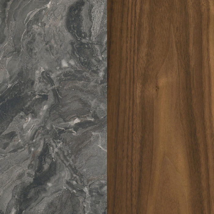 Bradley 2-Piece Round SmartTop Coffee Table Set Smokey Grey and Brown