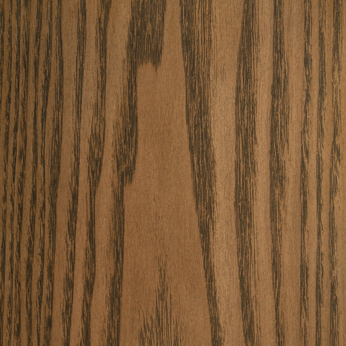 Franklin Round Wood Pedestal Side End Table Grey and Dark Brown