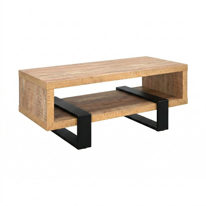 Dinard Engineered Wood Cocktail Coffee Table Mango