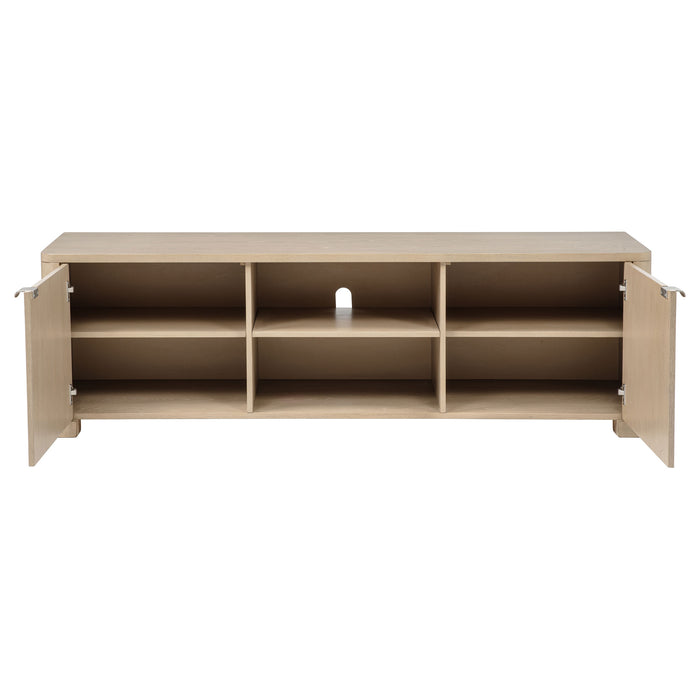 Marcelo 71-inch TV Stand Media Console Light Elm