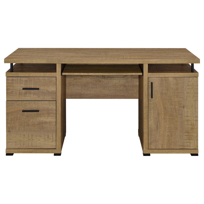 Tracy 55-inch 2-drawer Office Computer Desk Mango