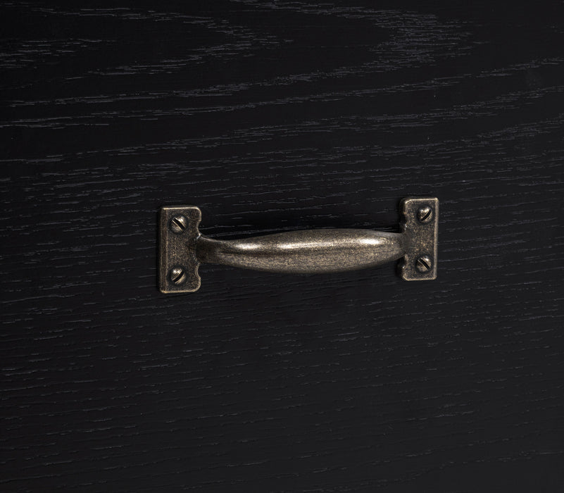 Graham 54-inch 4-drawer Double Pedestal Lift Top Computer Desk Black