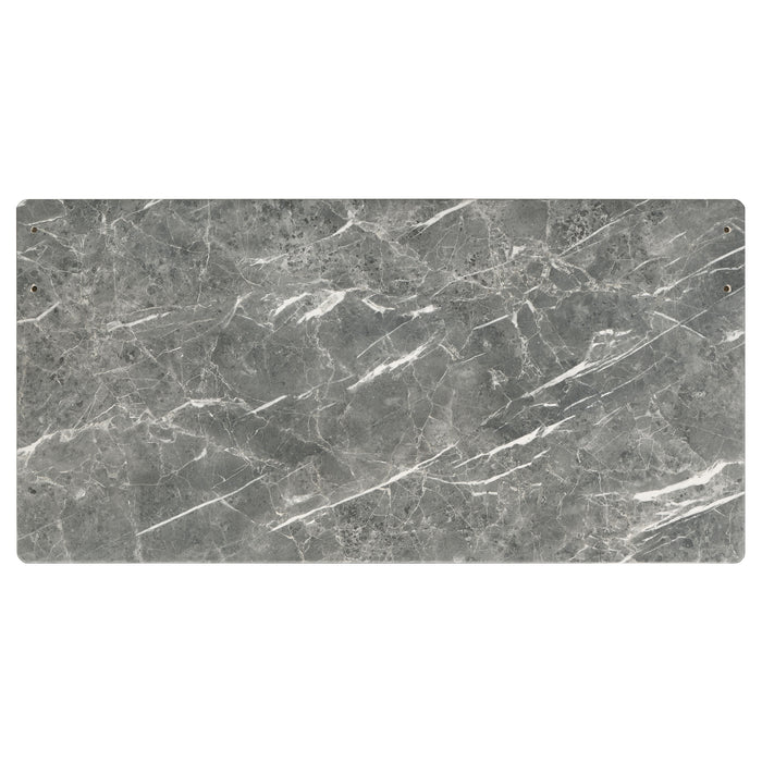 Besler 47-inch SmartTop Writing Desk with Shelf Grey Stone and Black