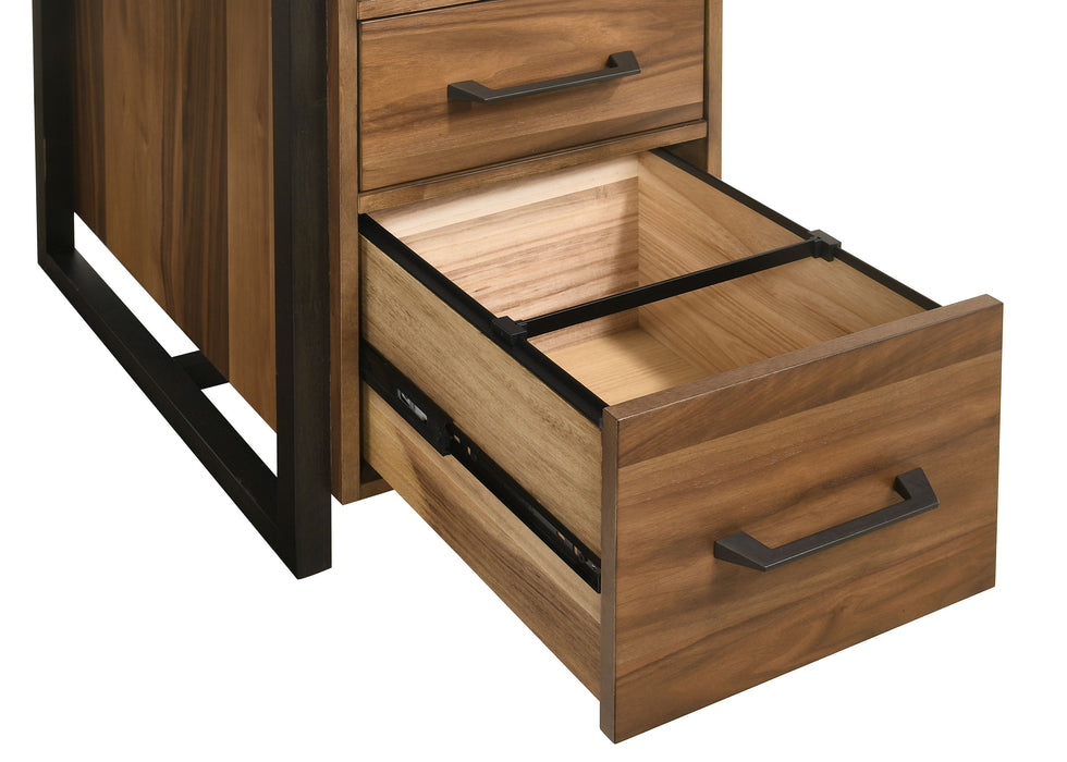 Berhalter 6-Drawer Double Pedestal File Computer Desk