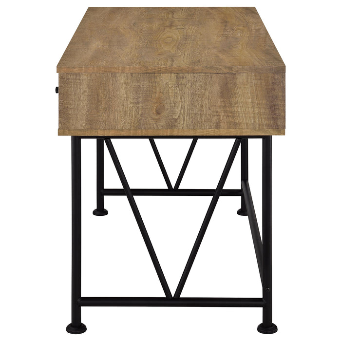 Analiese 47-inch 3-drawer Writing Desk Mango