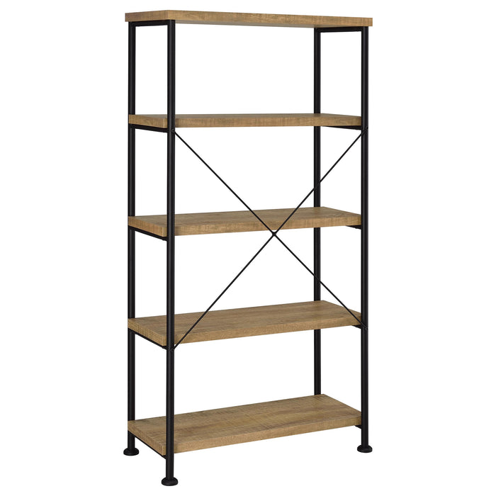 Analiese 63-inch 4-shelf Bookshelf Mango