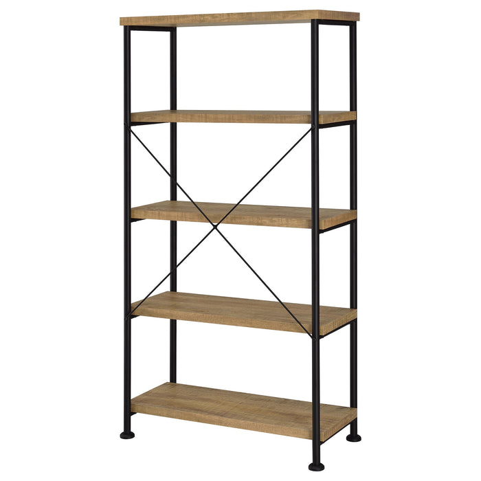 Analiese 63-inch 4-shelf Bookshelf Mango