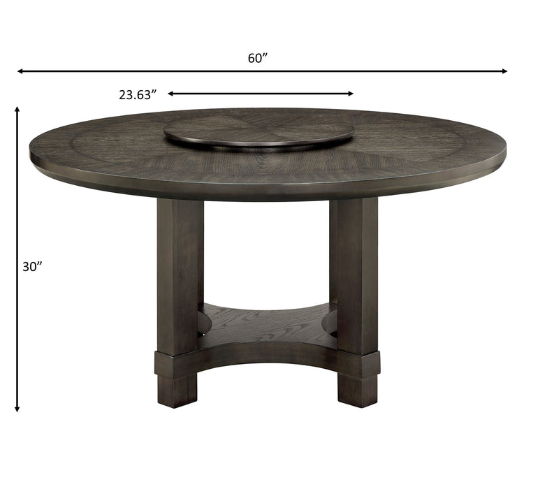 JEFFRIES ROUND TABLE W/ LAZY SUSAN